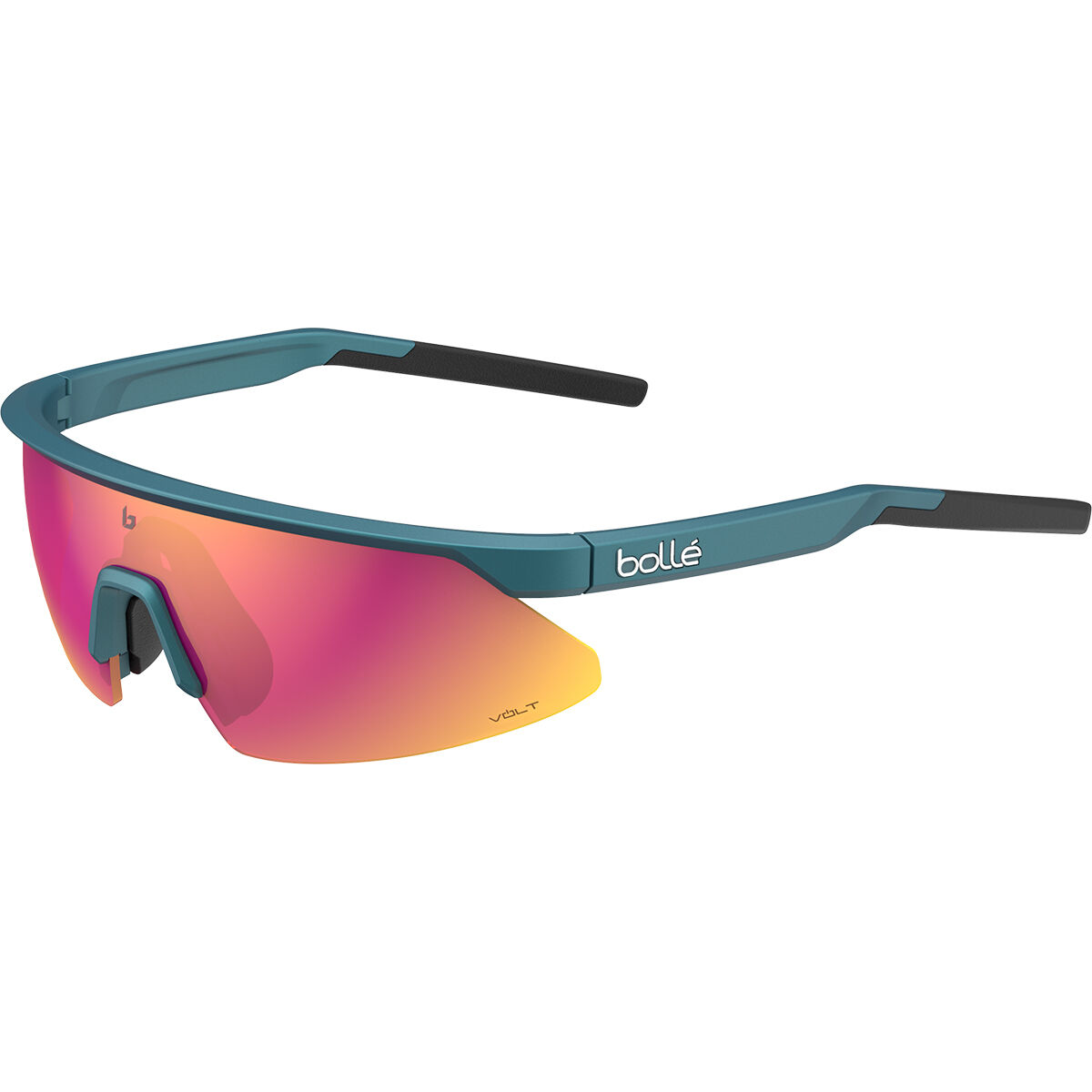 NWT Bolle MICRO EDGE-BS032009 Titanium Matte Sunglasses Micro Edge Sunglasses - A lifestyle & sport sunglass - Bollé  main image 4