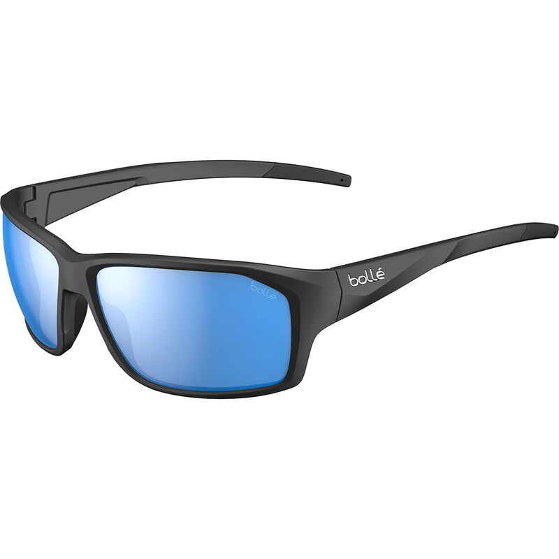 Bollé FENIX Black Matte with Sky Blue Polarized cat 3 Lenses