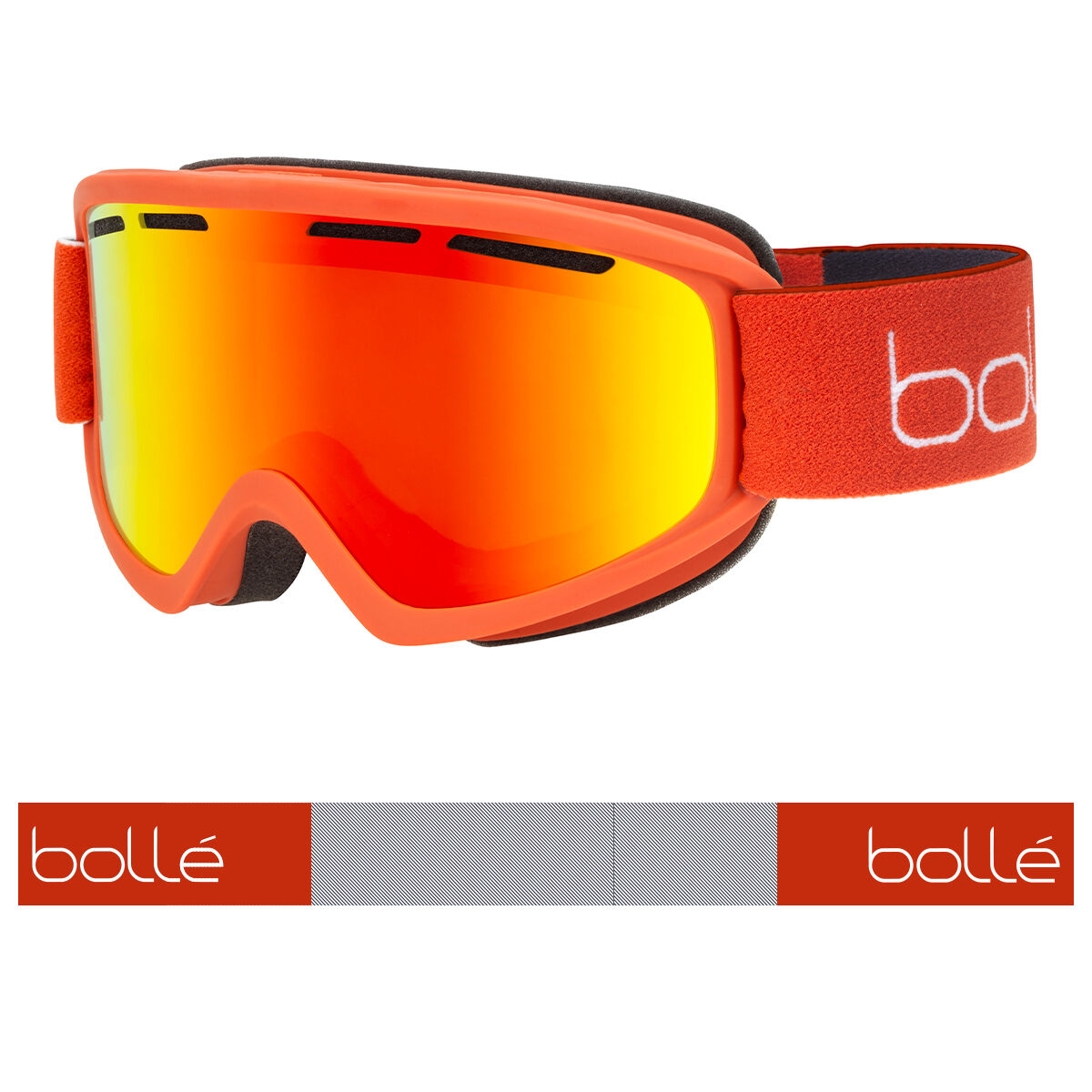 Bollé Freeze Plus Petrol Blue Matte/Aurora Medium Ski Goggles Unisex 