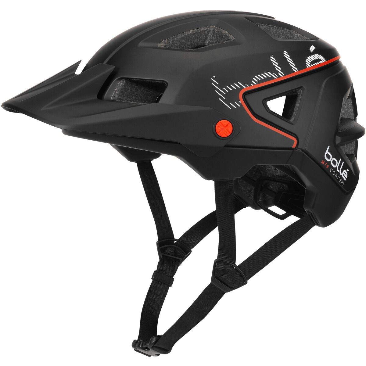 58-61 cm Bolle Unisexs Millenium Helmets Matte Black Flash 
