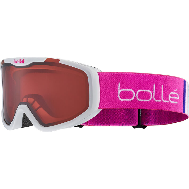 Lunettes De Ski Bollé Sierra Pour Femme - Verres Ventilés Anti-buée Catégorie 2, Protection UV 100% - Double écran, Mousse Confort - Pour Conditions Variées (nuageux à Ensoleillé)