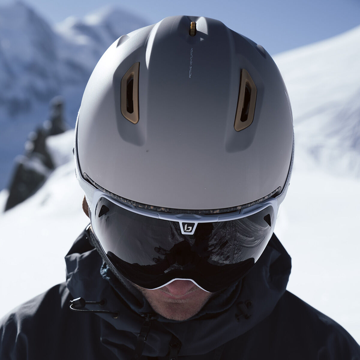 bolle fur helmet snowboard ATMOS