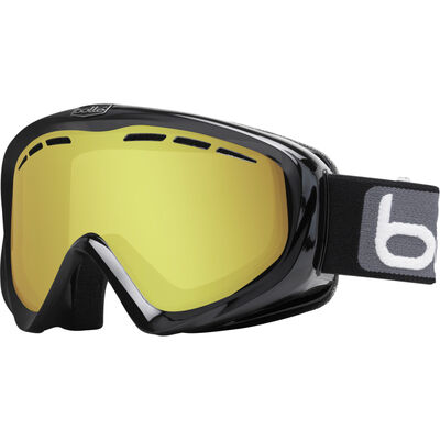 Bollé Masque de Ski Enfant Porteur de Lunette Explorer OTG Shiny Black  Black Chrome - 21785 - Masques de Ski - IceOptic