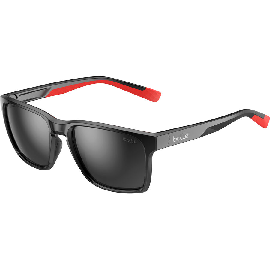 Lunettes De Soleil Bollé Acrylex Nylon Noires - Verres Marron - Fabriqué En France - Occasion