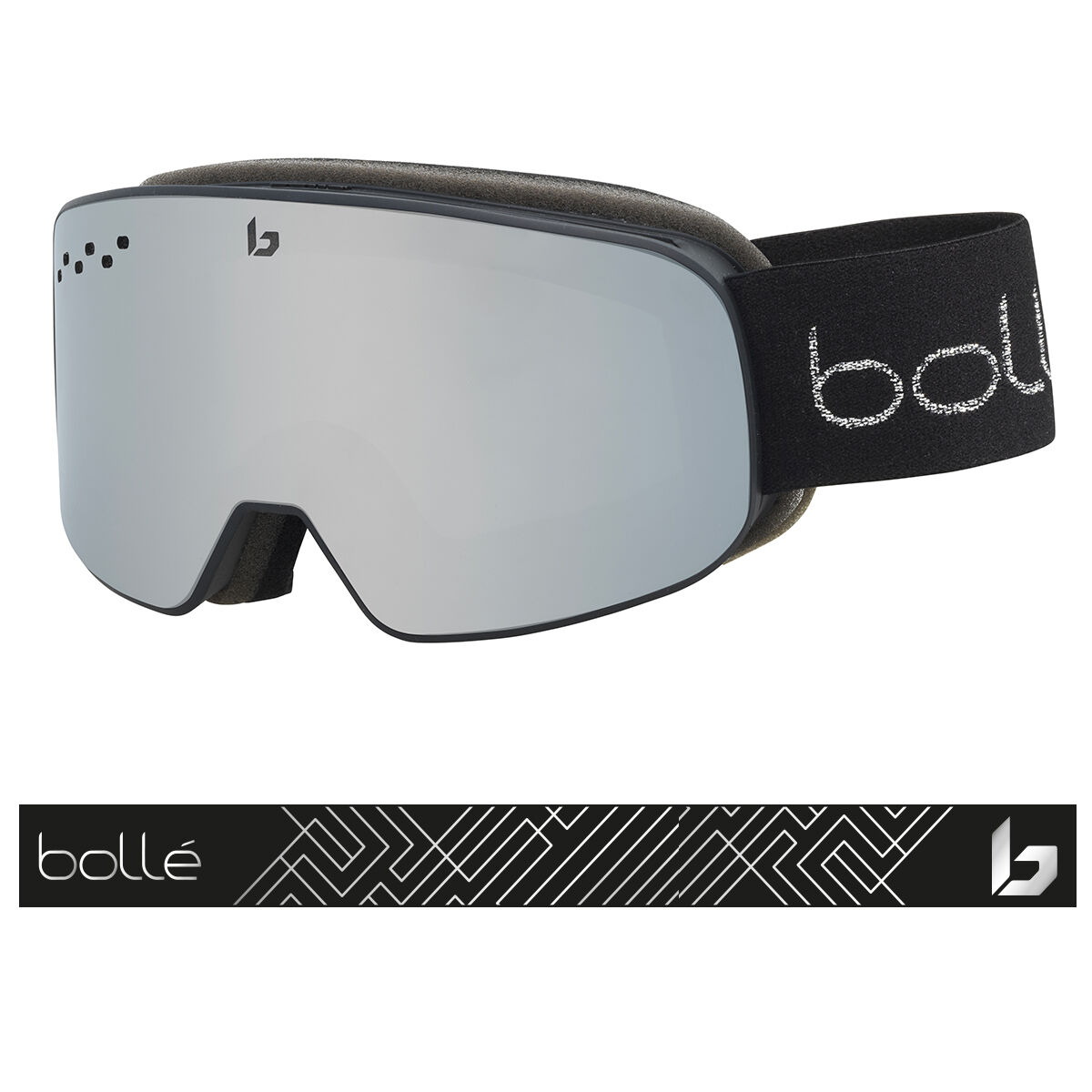 bolle small fit cylindrical snow goggle