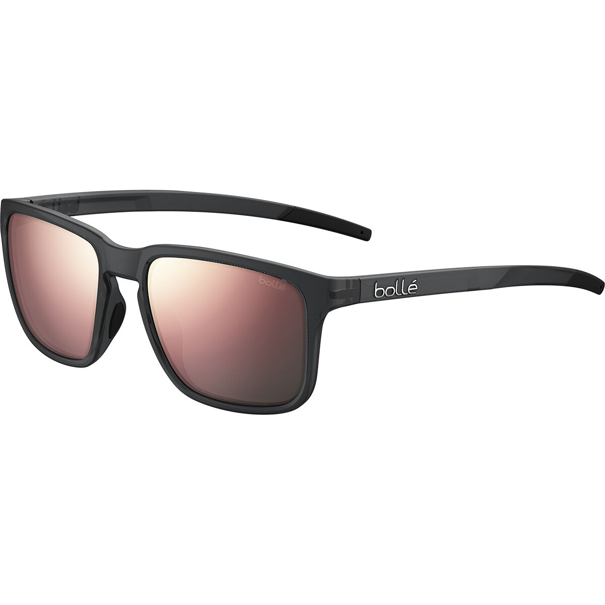 NWT Bolle Score-BS031001 53mm Black Shiny Sunglasses Bolle Sunglasses Score BS031001 Black Shiny/TNS *Official  main image 3