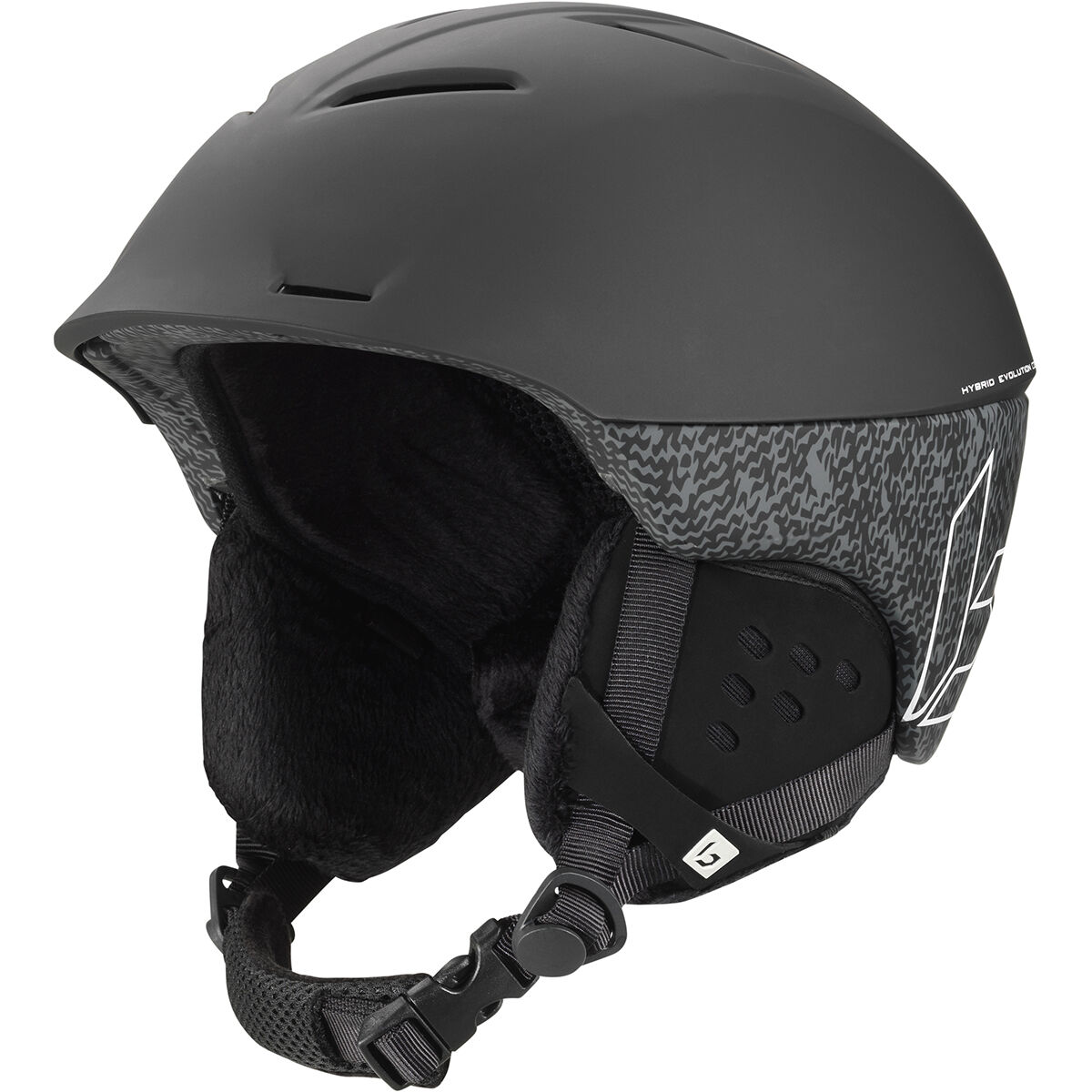 Casque De Ski Bollé RYFT MIPS Full Black Shiny - Taille M (55-59 Cm) - Hybride, Ultra Ventilé, Avec Système BOA 360° - 6