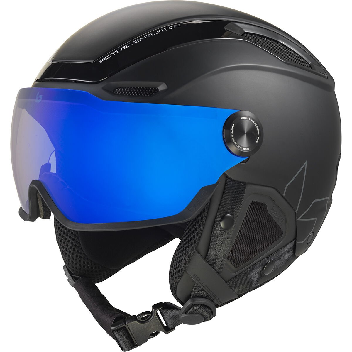 53-57cm soft Black checker 54917312022 Bolle B-Free Ski Helmet Soft Black Dots 