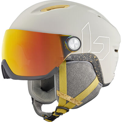 Casque de ski à visière photochromique gris homme - Pw Sport