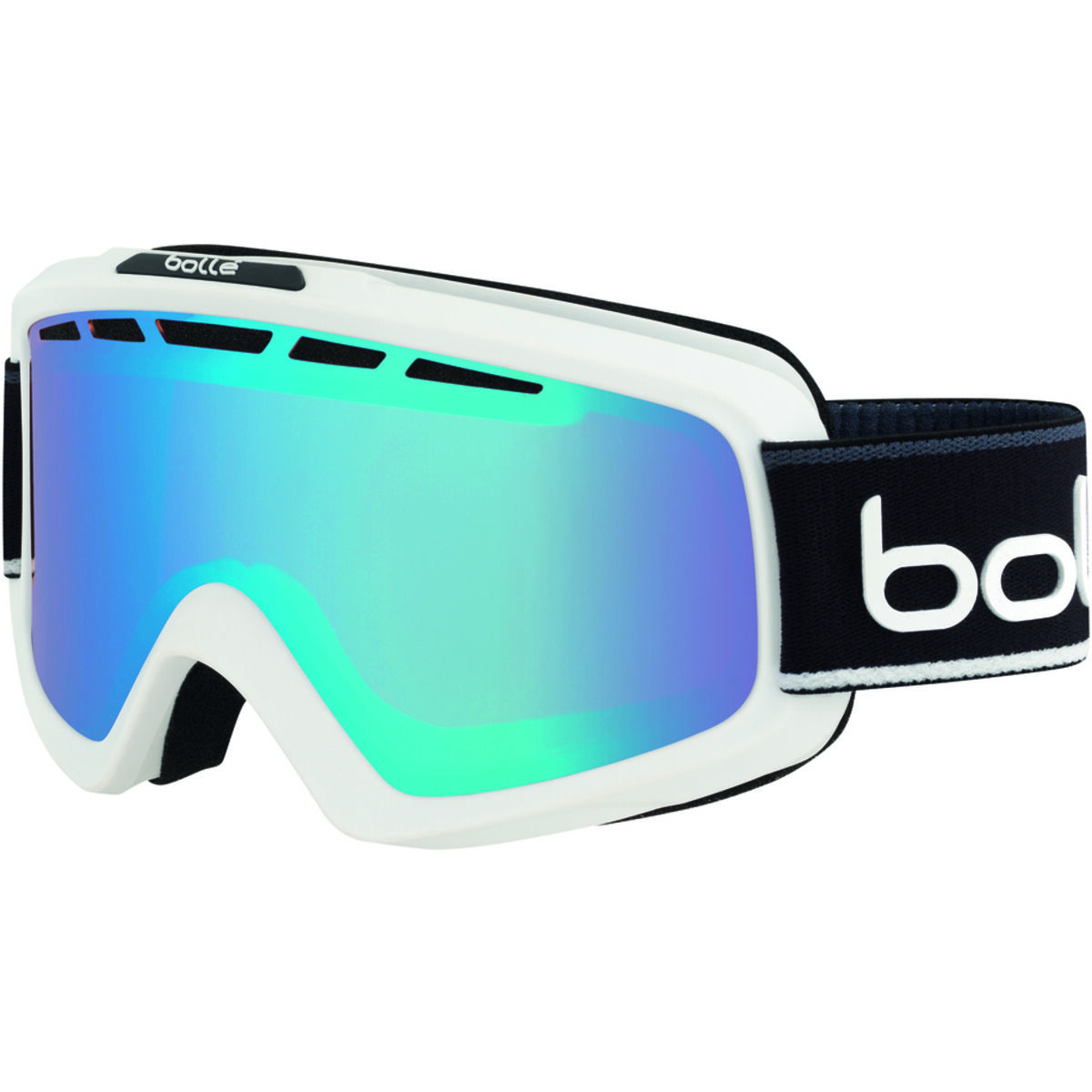Medium/L Bollé Sun Protection Nova II Outdoor Skiing Goggle Matte Blue Zenith 