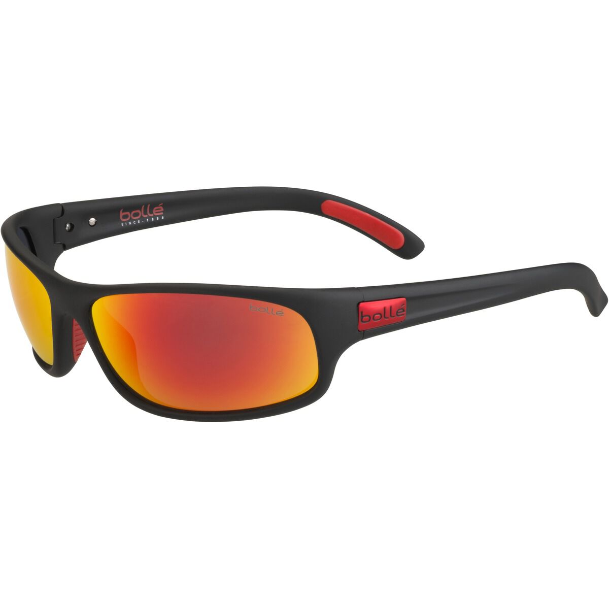 Bolle Anaconda 20335 KA brown tortoise rectangular sunglasses with case Bolle Anaconda Sport Sunglasses – A Sight for Sport Eyes main image 4