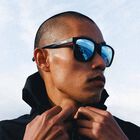 REVERENCE, Black Matte-Sky Blue Polarized, hi-res image number null