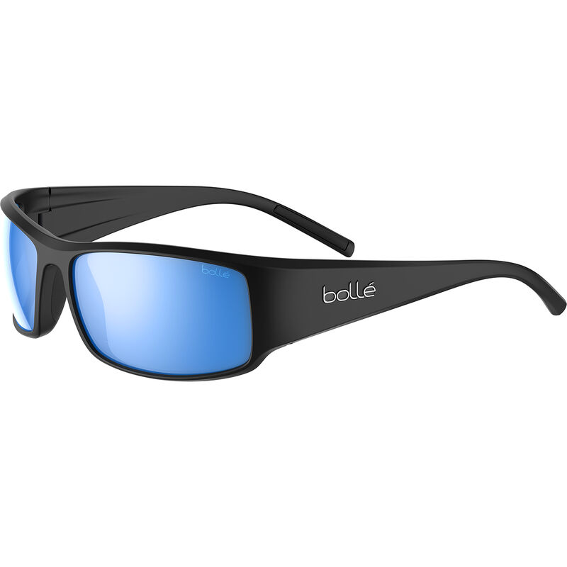 Bollé KING Black Matte with Sky Blue Polarized cat 3 Lenses