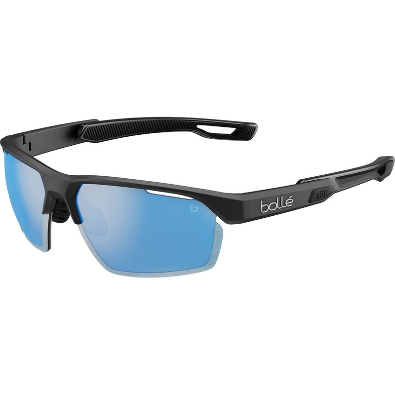 Bollé VICTUS PRO Black Matte with Sky Blue Polarized Lenses