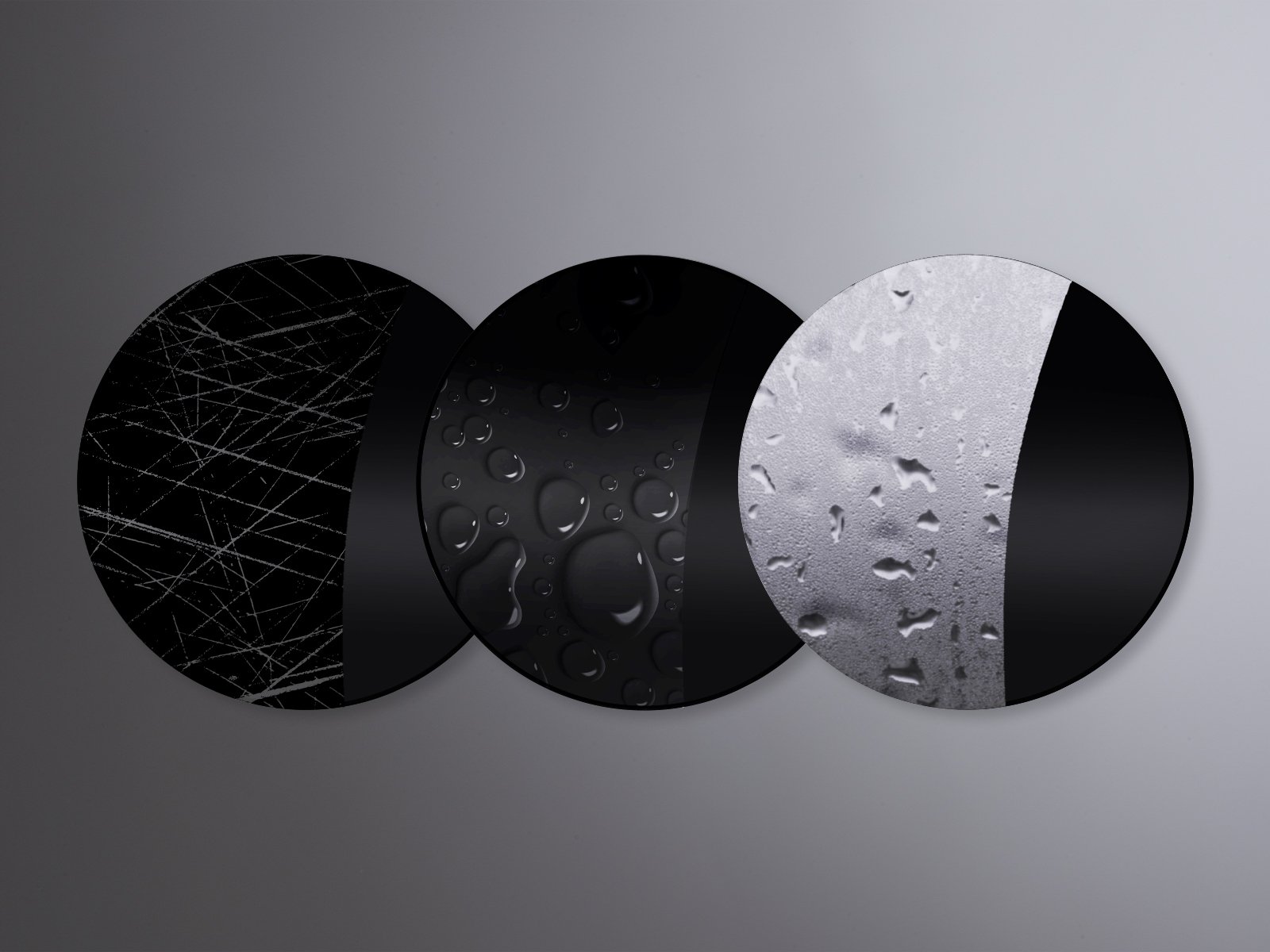 Anti-Kratz & öl-/wasserabweisend