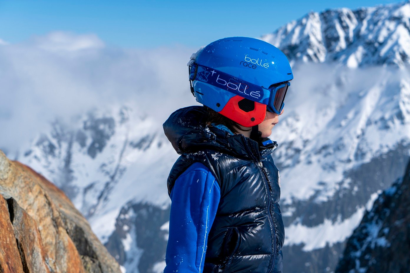 Bolle Máscara Esquí Fotocromática Nevada Azul