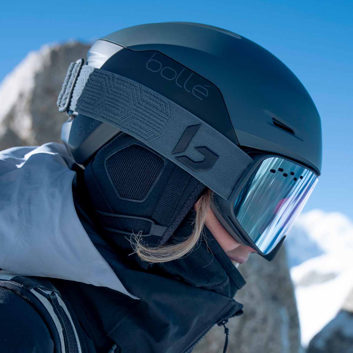 bolle snowboard helmet goggles Nevada 2024 The Blackridge ski goggles from BOLLE impress with their uncompromising Ski Goggles | Bollé