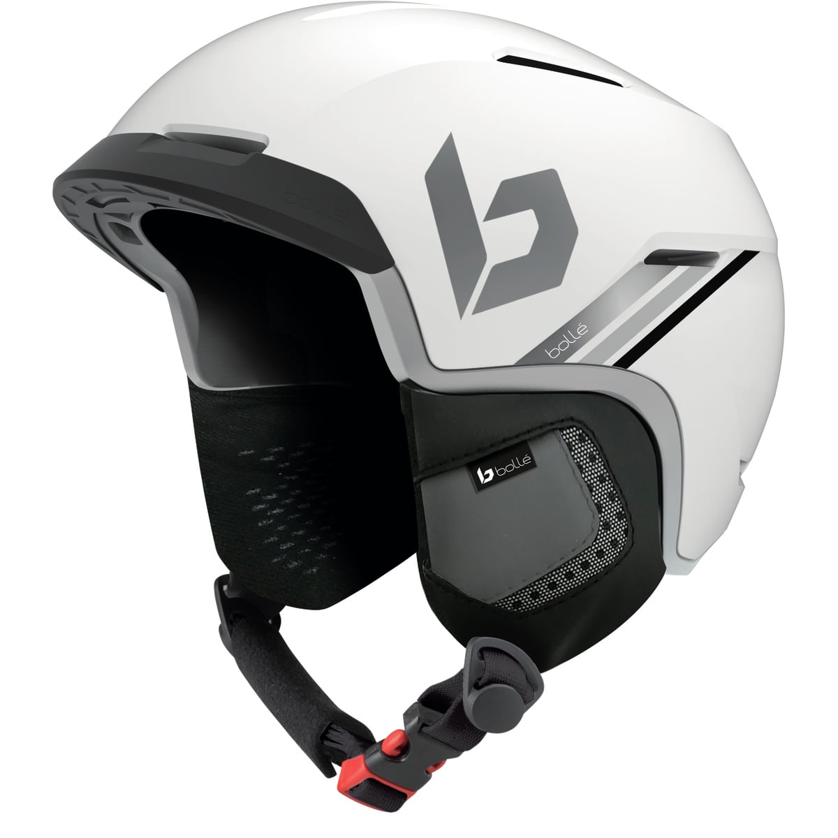 bolle motorcycle helmet Atmos Mips Lightest Grey Matte Matte Cream Motorcycle Helmet Colour:Gloss Black airport backpack shell and earpads