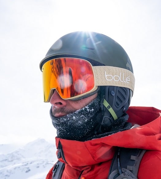 Black Bollé Mute Ski Helmets Black&Yellow Unisex-Adult 52-55 cm 