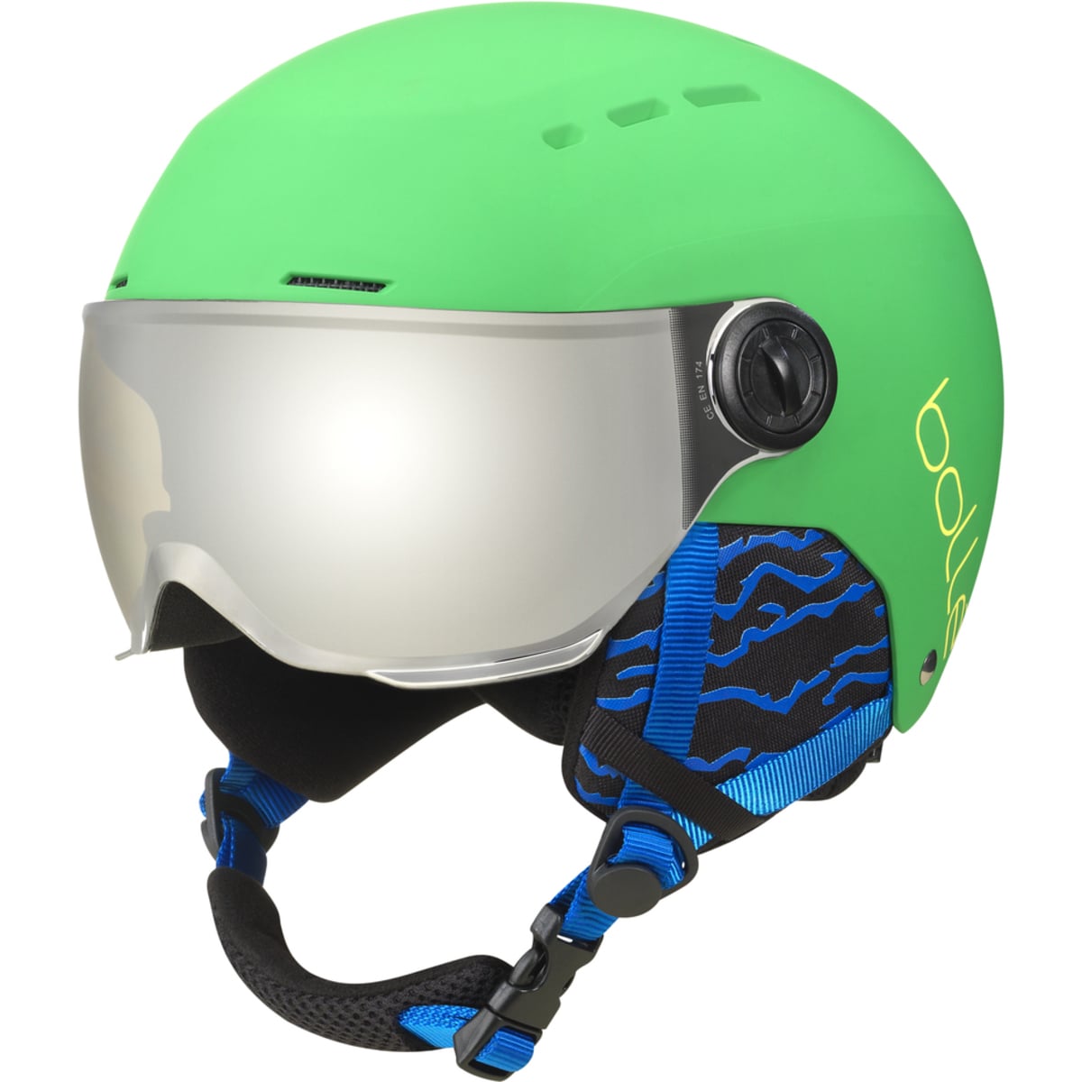 bolle osmoz ski/snowboard visor helmet Atmos Mips Lightest Grey Matte The fleece inner lining is especially practical as it can be removed to be washed Bolle medium ski helmet
